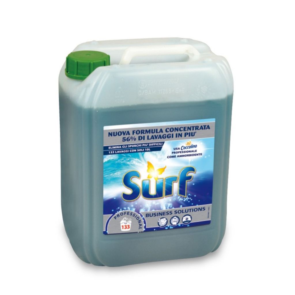 Surf Detersivo Lavatrice Liquido Concentrato Professionale 10 lt