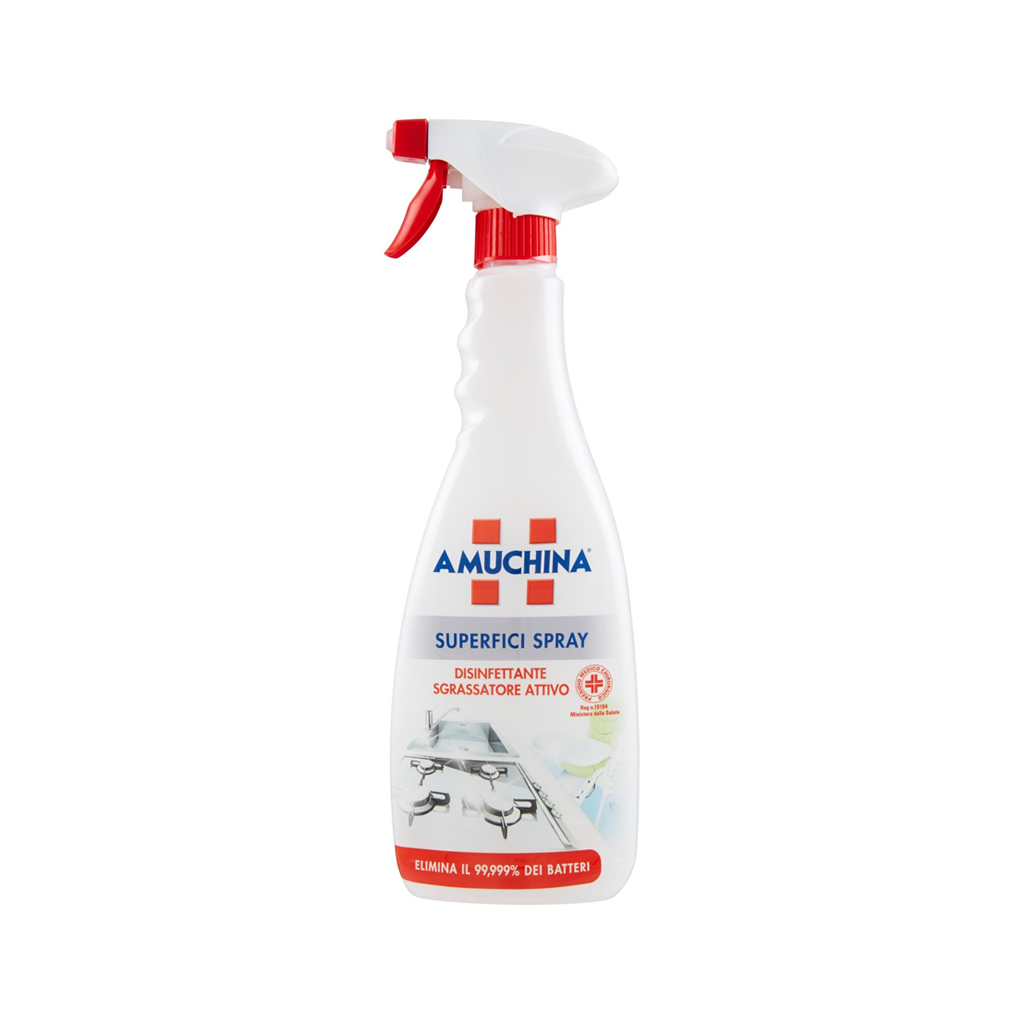 Amuchina Spray Disinfettante Sgrassatore Superfici - 750 ml - DOT Horeca  Solutions