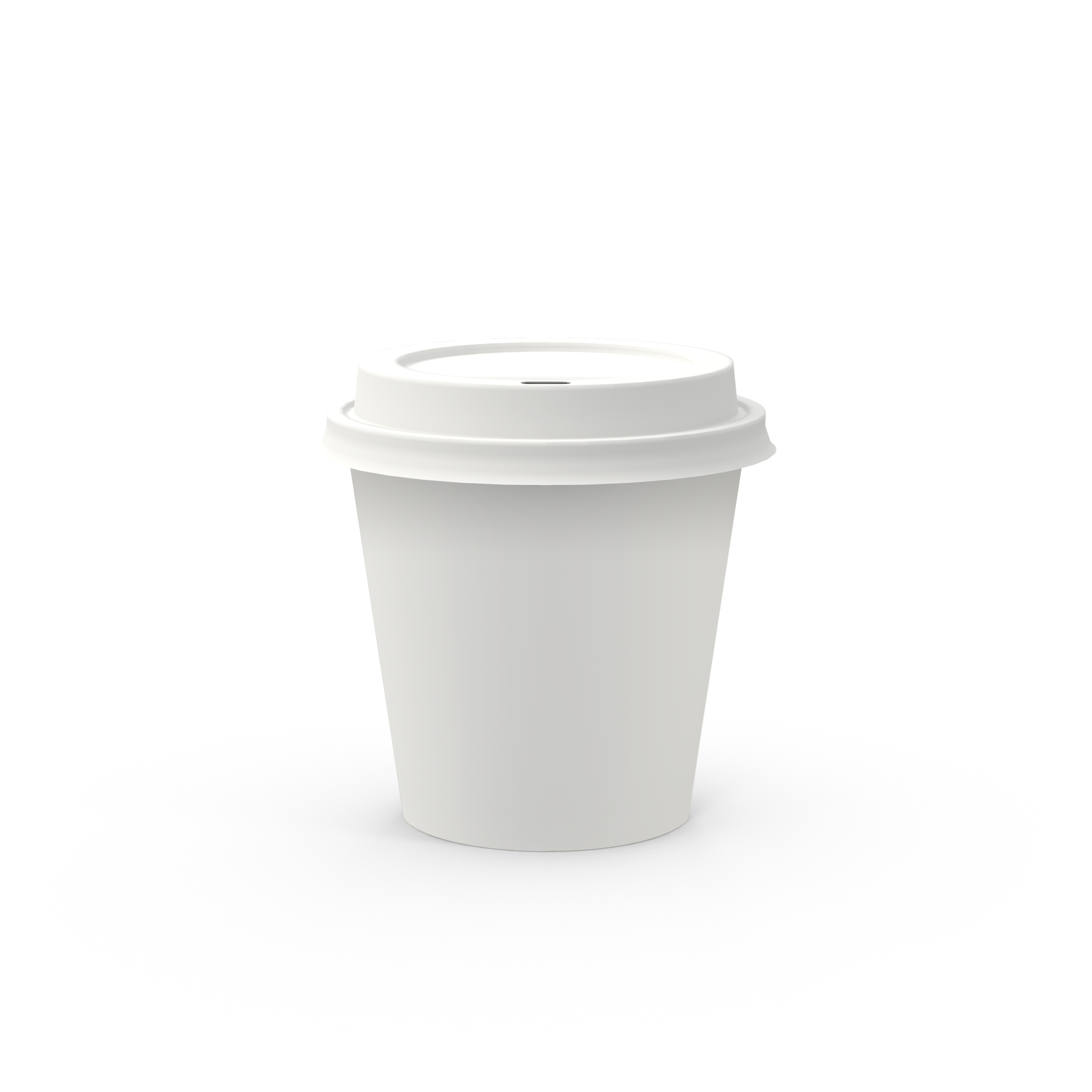 Bicchiere Caffè in Cartoncino Bianco 90 ml – 50 pz