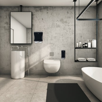 Bathroom,Design,Modern,And,Loft,-,3d,Render